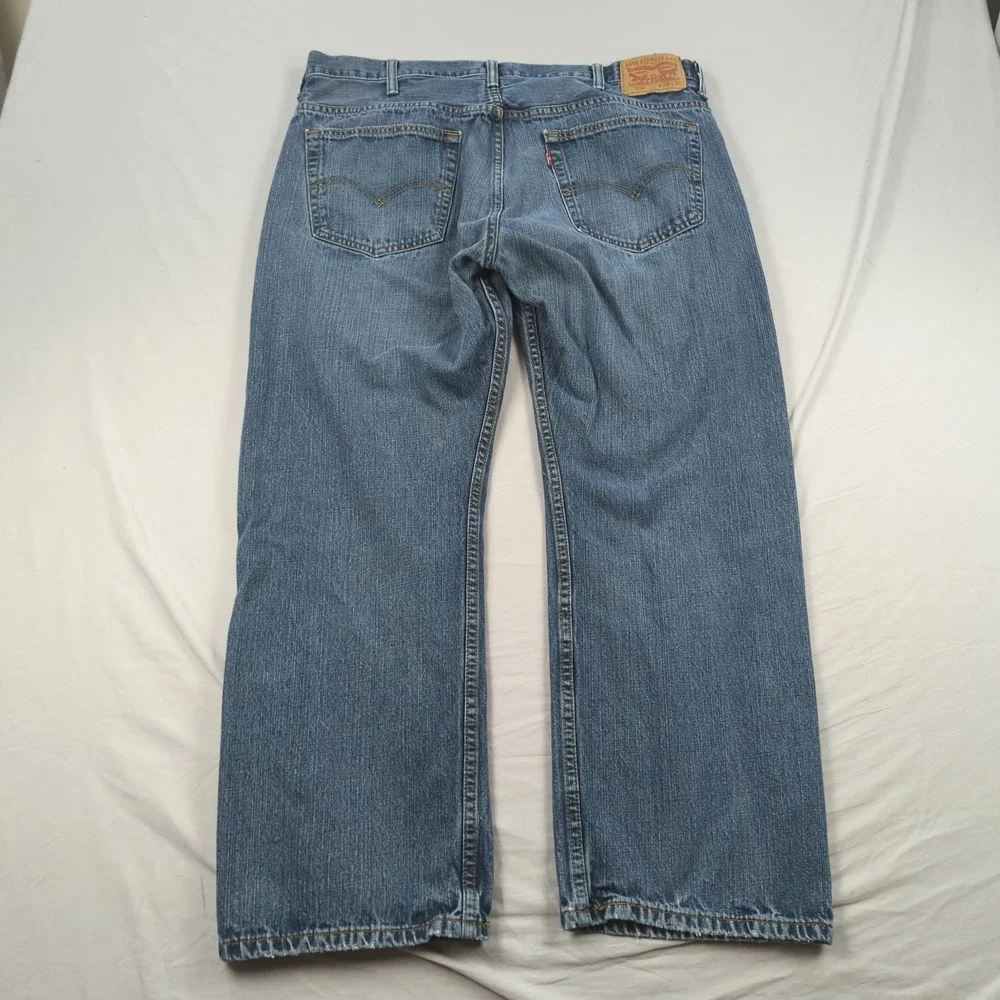 Levis Jeans Mens 38x30‎ Blue 569 Loose Relaxed Classic Western Baggy